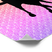 Dressuur is eenheid paard en ruiter poster (Hoek)