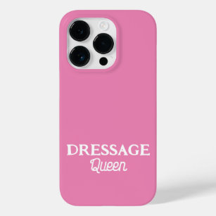 Dressuur Koningin Schattig Roze Script Ruitersport Case-Mate iPhone 14 Pro Hoesje