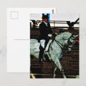 Dressuur Paard Kunst Briefkaart (Voorkant / Achterkant)