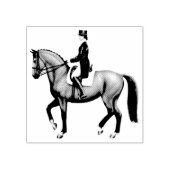 Dressuur Paard Ruitersport Kunststempel Rubberstempel (Afrduk)