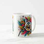 Dressuur Rijden Ruiter Paard Mok (Voorkant rechts)