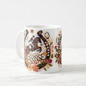 Dressuur Rijder Paard Mok (Voorkant links)