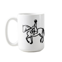 Dressuurpaard in draf