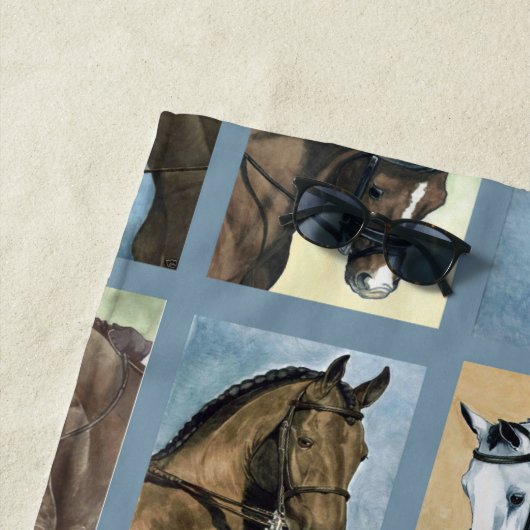 Dressuurpaarden Strandlaken (In situ)