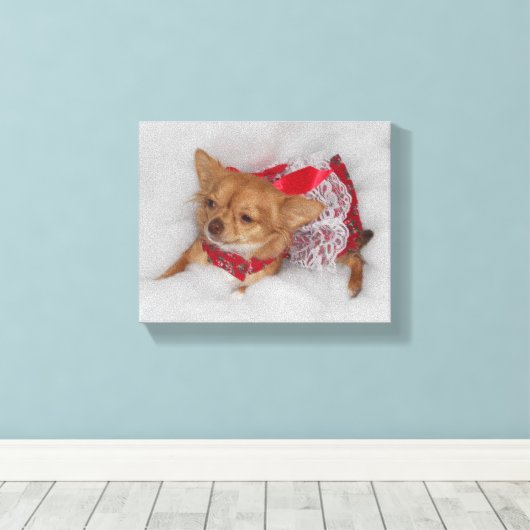 Dressy chihuahua print (Insitu (Houten vloer))