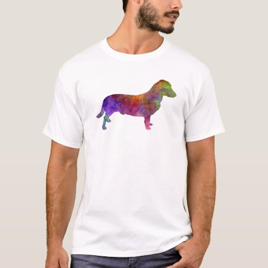 Drever in watercolor 2 t-shirt (Voorkant)