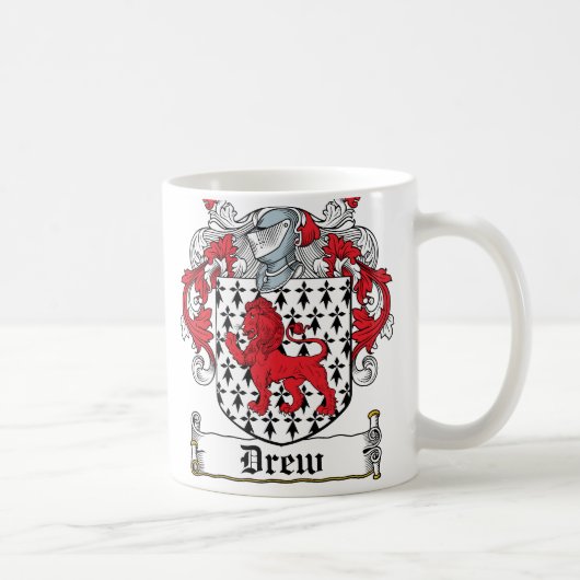 Drew Family Crest Koffiemok (Rechts)