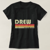 DREW Gift Name Personalized Funny Retro  Bi T-shirt (Design voorkant)