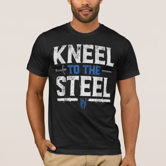 Drew McIntyre Kneel naar de Stalen T-Shirt (Voorkant)