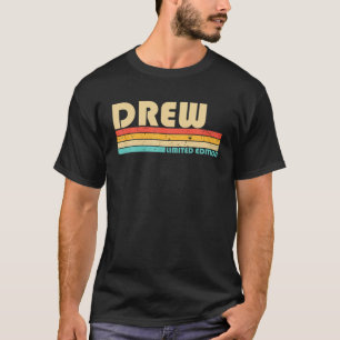 DREW Name Personalized Funny Retro  Birthda T-shirt