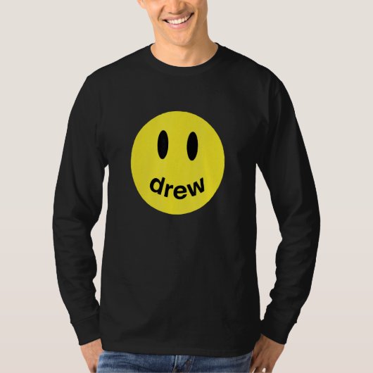 DREW Smile Face Trend Mode T-shirt (Voorkant)