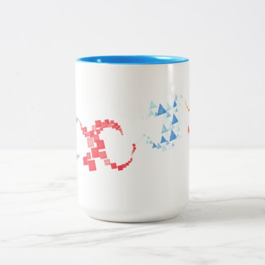 Drew's Design Mok - Colored Geometrics (Center)