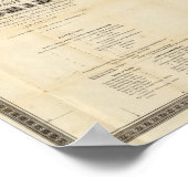 Drew's nieuwe kaart van de staat Florida Poster (Hoek)