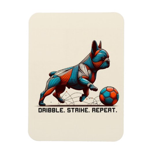 Dribbelen. Staking. Herhaal. Magneet (Verticaal)