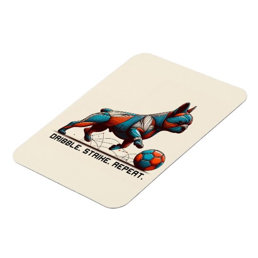 Dribbelen. Staking. Herhaal. Magneet (Linkerzijde)