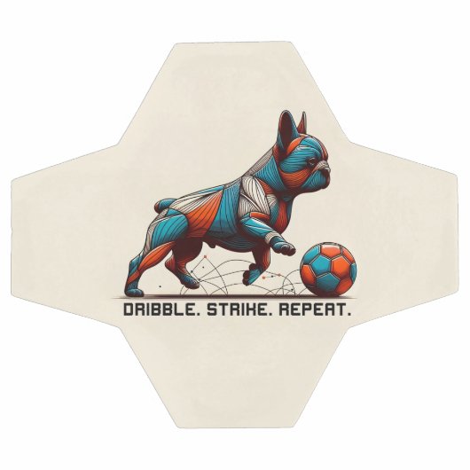 Dribbelen. Staking. Herhaal. Voetbal (Enkel)