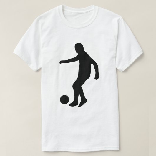 Dribbelende Voetbal T-shirt (Design voorkant)