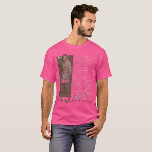 Dricus Du Plessis Zuid-Afrika Victory Pose T-shirt (Voorkant volledig)