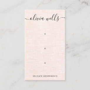 Drie 3Hole Roze Manuscript die Verkenner Verplette Visitekaartje