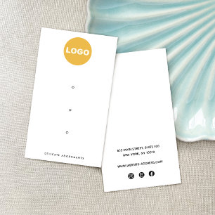 Drie 3Hole-staafscherm toevoegen Logo Visitekaartje