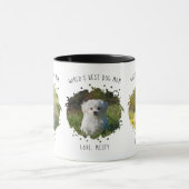 Drie Aangepaste foto's 's werelds beste hond-moede Mok (Midden)