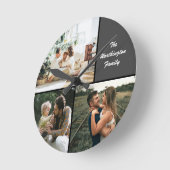 Drie Aangepaste grote klok voor fotocollage (Hoek)