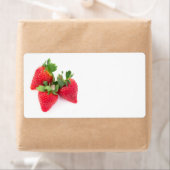 Drie aardbeien etiket (Insitu)