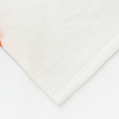 Drie aardbeien op witte FBCNA Fleece Deken (Hoek)