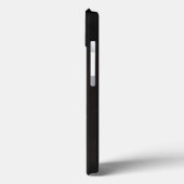 Drie aardbeien op zwarte iphcnm Case-Mate iPhone case (Achterkant / Links)