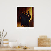 Drie advocaten in gesprek met Honore Daumier Poster (Keuken)