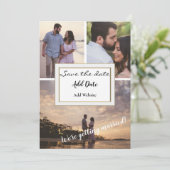 Drie Afbeelding van artikelen sparen de Aankondigi Kaart (Staand voorkant)