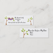 Drie Afspeeldatum van eigenaar Contactkaartje (Voorkant / Achterkant)