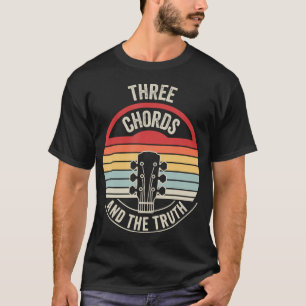Drie Akkoorden En De Waarheid Gitaarmuziek T-shirt