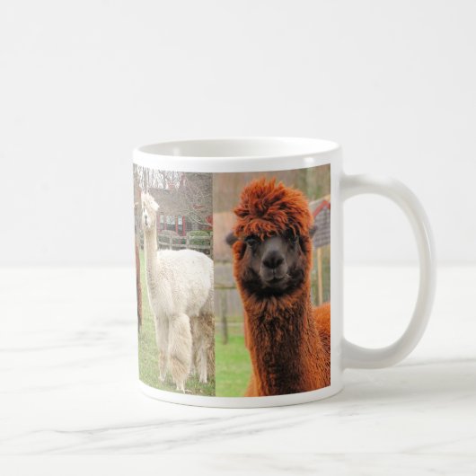 Drie Alpacas ~ mok (Rechts)