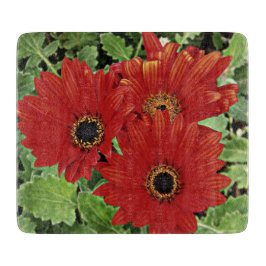 Drie als ze rood bloeien snijplank