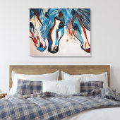 DRIE AMEGO'S CANVAS AFDRUK (Insitu (Slaapkamer))