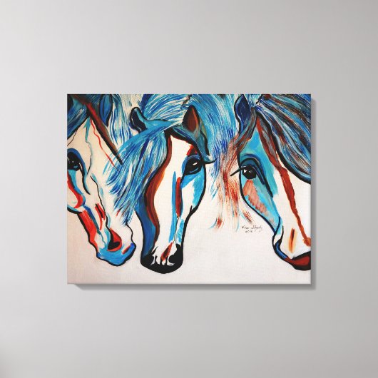 DRIE AMEGO'S CANVAS AFDRUK (Voorkant)