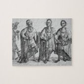 Drie Amerikaanse Cherokee Chiefs, 1762 (graving) Legpuzzel (Horizontaal)