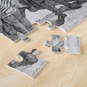 Drie Amerikaanse Cherokee Chiefs, 1762 (graving) Legpuzzel (Zijkant)