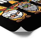 Drie Amerikaanse Mexicaanse nomes Cute Cinco de Ma Poster (Hoek)