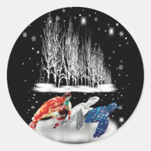 Drie Amerikaanse T-Shirt Snowflake kerst met schil