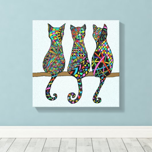 Drie Amigos Canvas Afdruk (Insitu (Houten vloer))