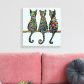 Drie Amigos Canvas Afdruk (Insitu (Woonkamer))