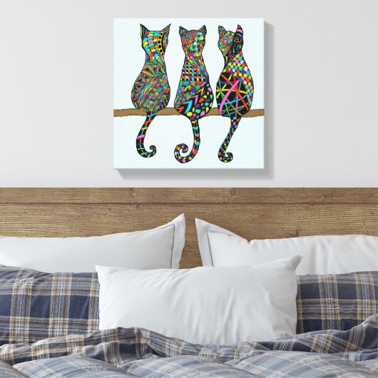 Drie Amigos Canvas Afdruk (Insitu (Slaapkamer))