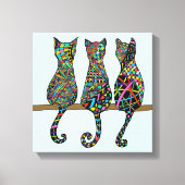 Drie Amigos Canvas Afdruk (Voorkant)