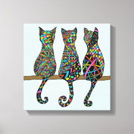 Drie Amigos Canvas Afdruk