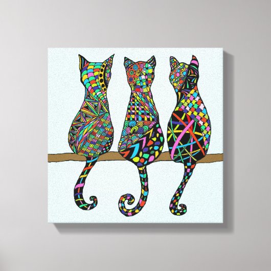 Drie Amigos Canvas Afdruk (Voorkant)