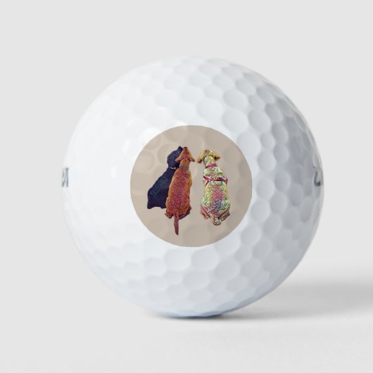 Drie amigos I Golf Balls Golfballen (Voorkant)