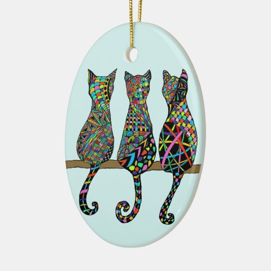Drie Amigos Keramisch Ornament (Links)