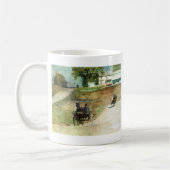 Drie Amish Buggies Koffiemok (Links)